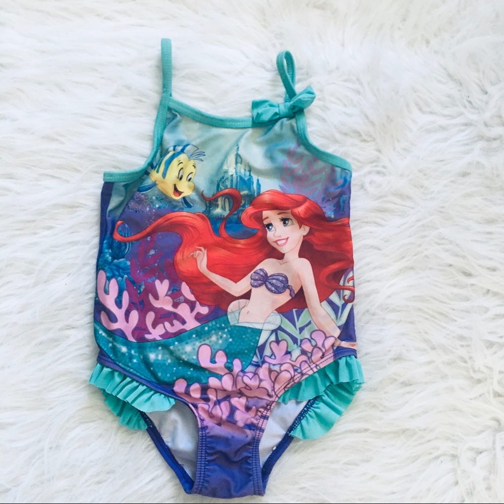 Disney Princess Little Mermaid swimsuit 4T toddler
